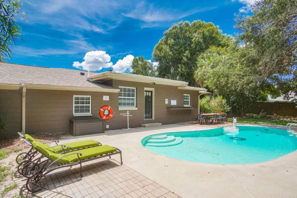 Boho Vibes- Private Pool- 10 Min To Raymond James Villa Tampa Exterior foto