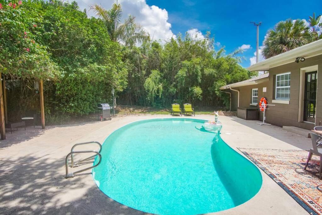 Boho Vibes- Private Pool- 10 Min To Raymond James Villa Tampa Exterior foto